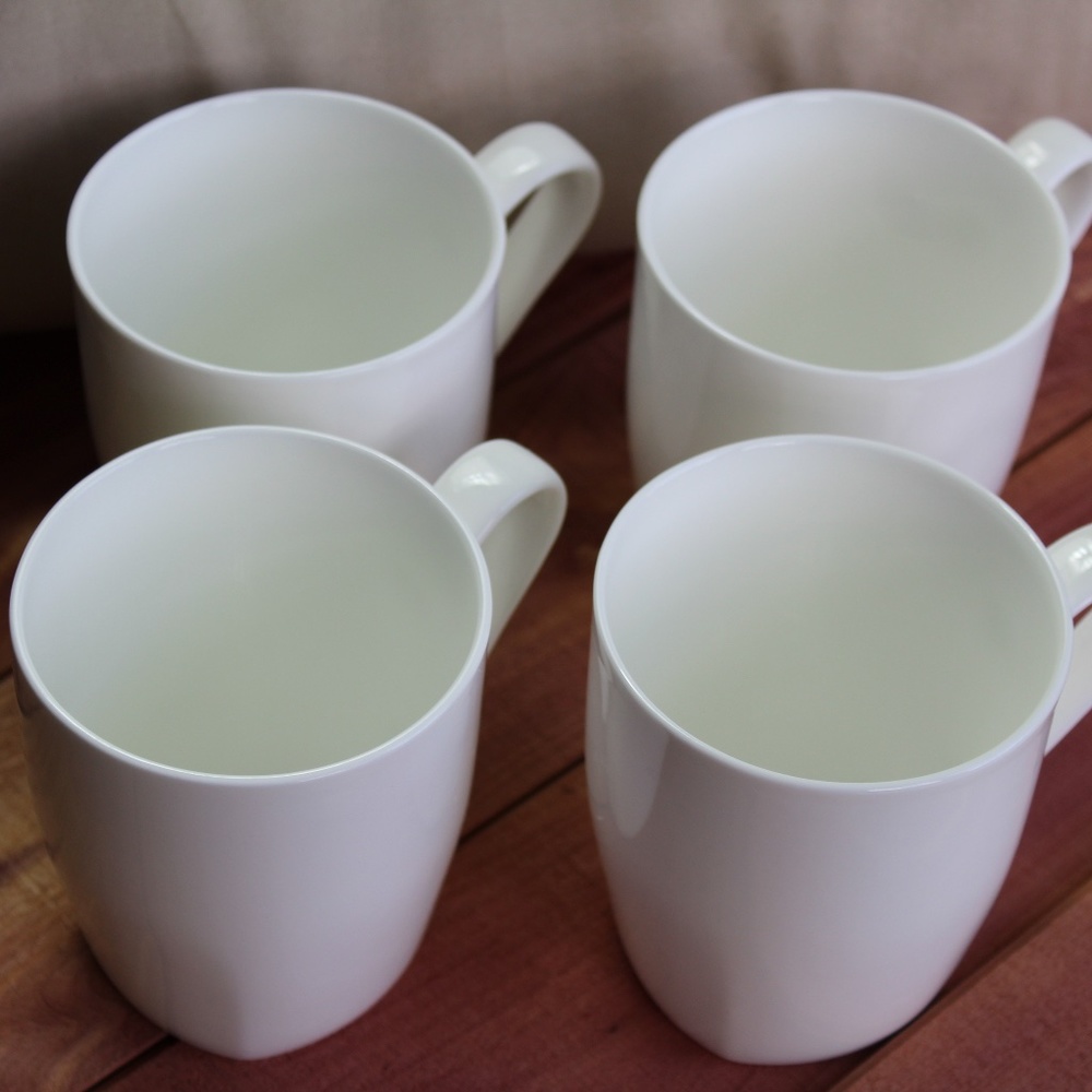 ROSCHER  bone china  coffee/tea  cups set of 4